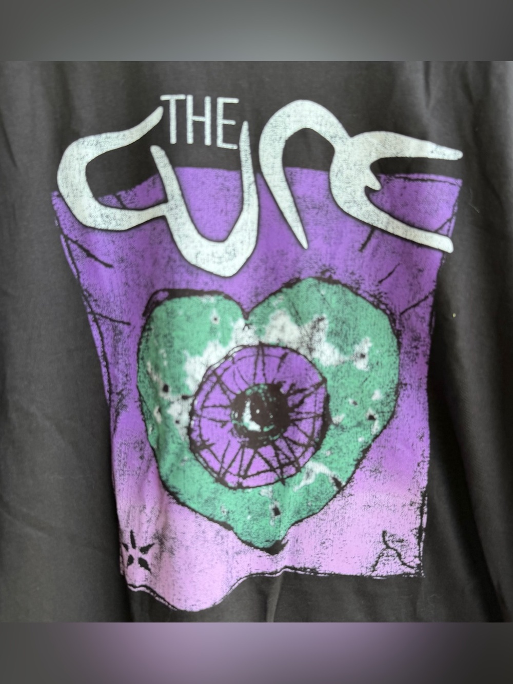 🍒💣 The Cure band crop style t-shirt